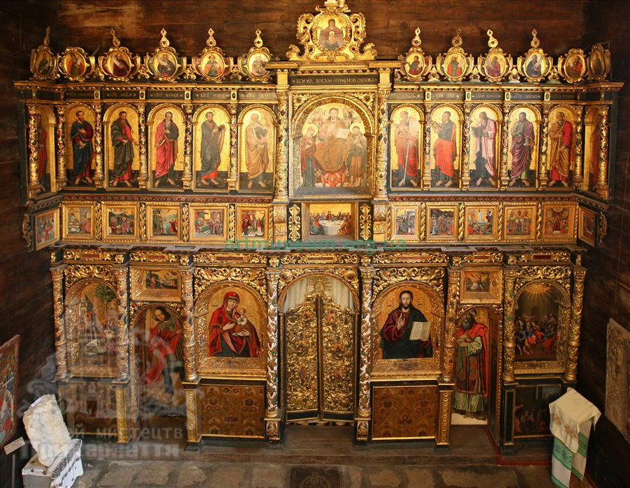 Іконостас церкви Зішестя Святого Духа. 1650 р.   artmuseum.org.ua